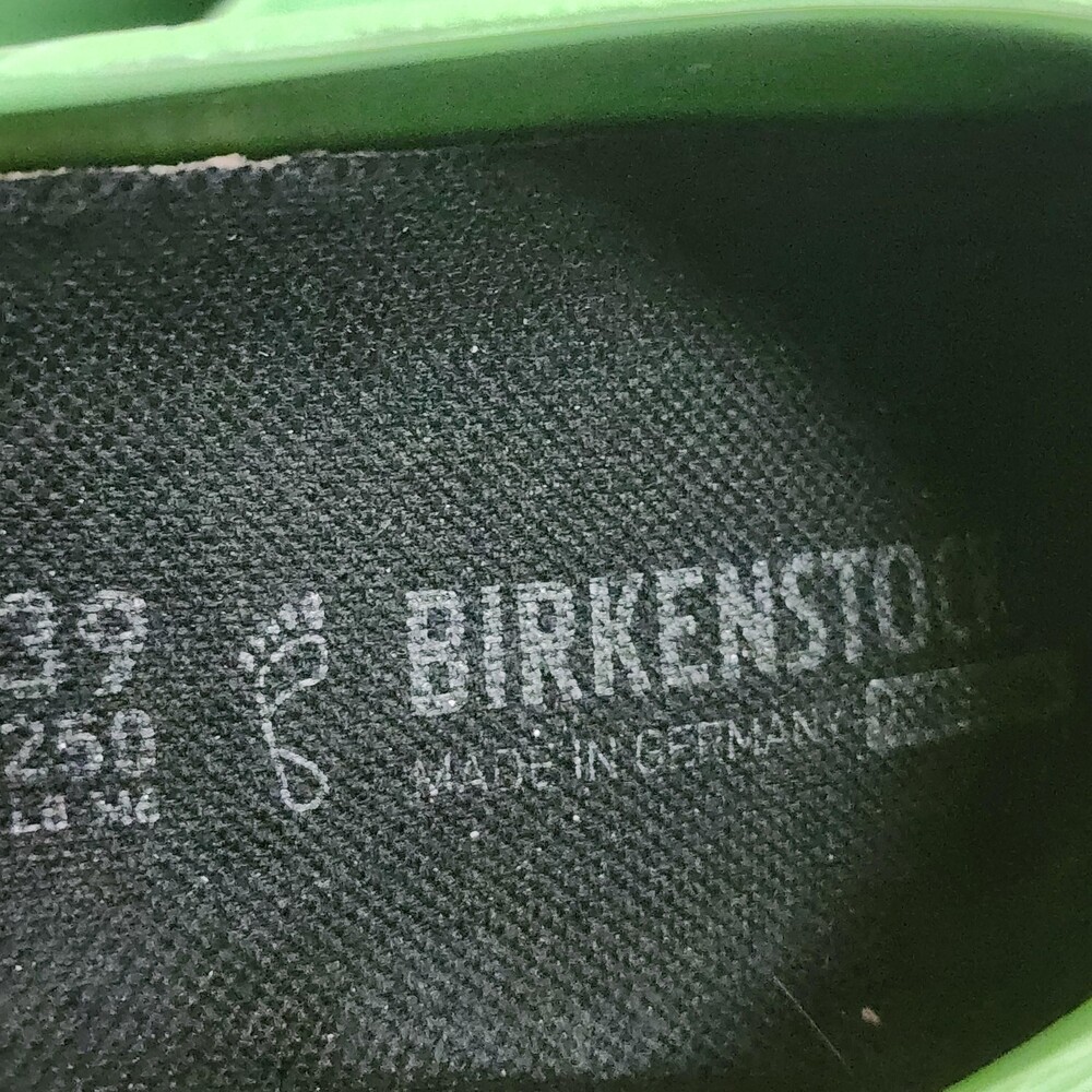 Birkenstock Super Birki's Clogs Shoes Womens Size 8 Green Slip Resistant Comfort - Picture 12 of 14